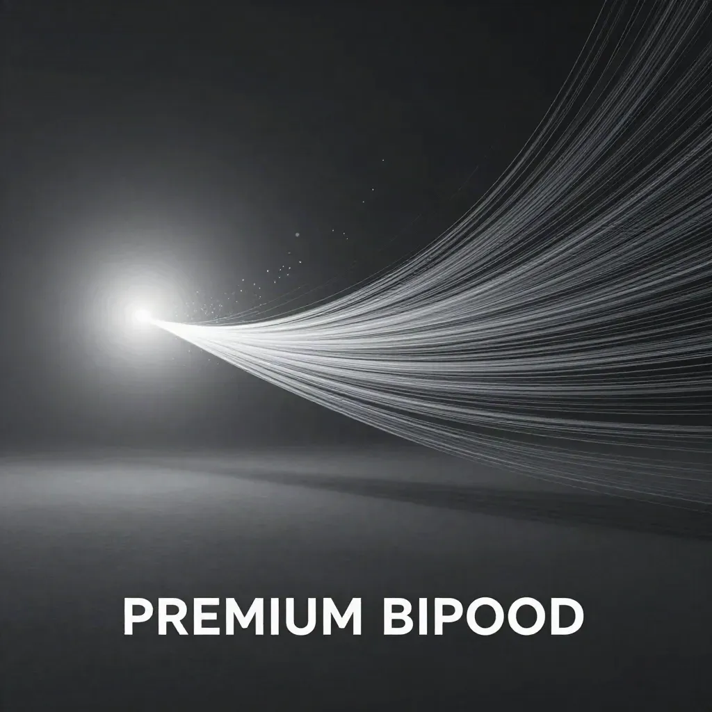 Silver filaments converge into a white bloom in dark graphite haze, with space for headline.
